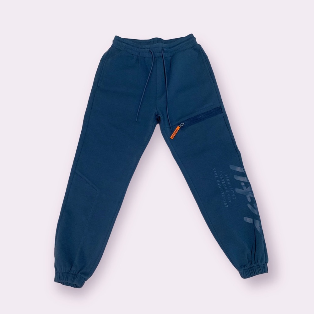 Rawgear Front Zipper Pocket Jogger Men’s Activewear Size Small Blue